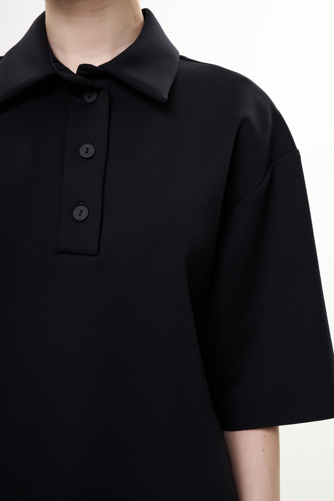 Женский чёрный топ 4