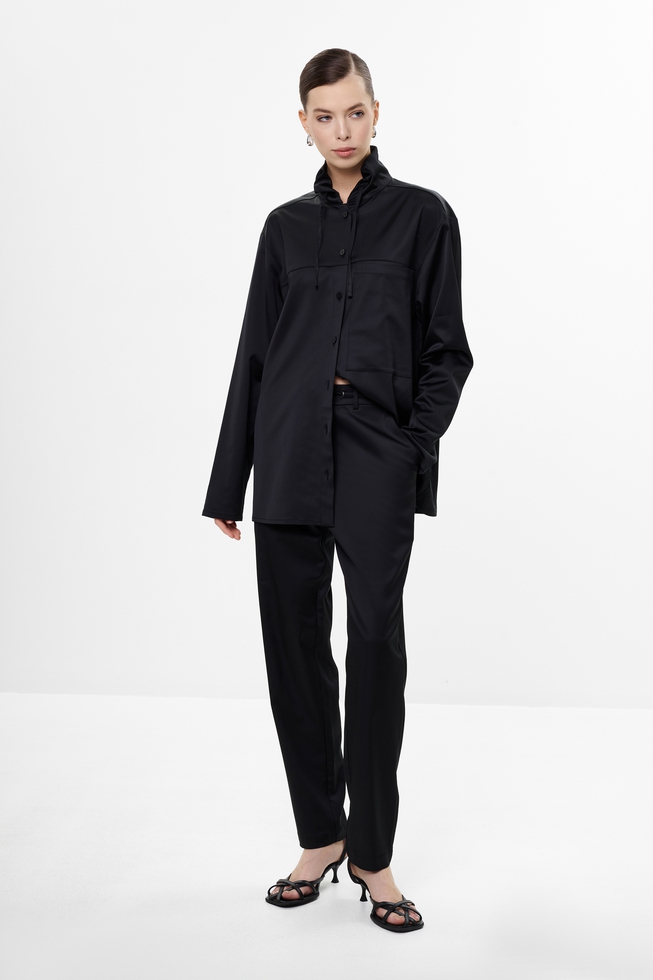 Женские чёрные брюки 3