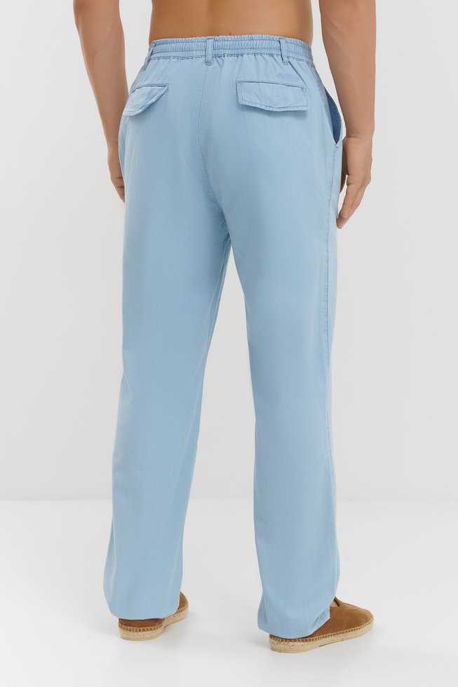Мужские голубые брюки 2