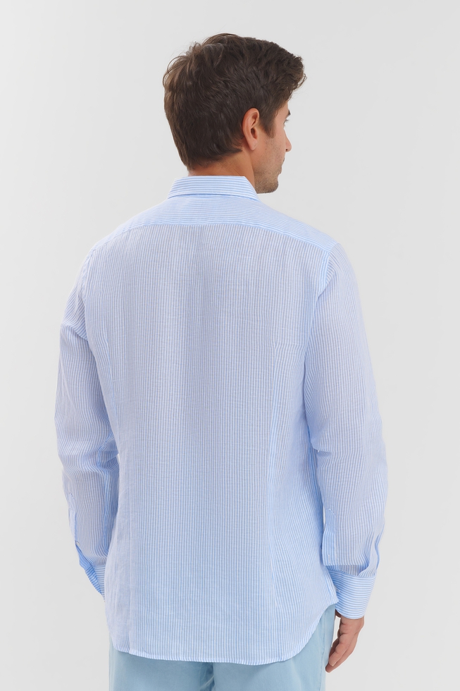 Мужская льняная рубашка 2