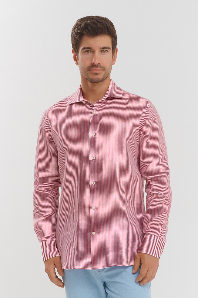 Мужская льняная рубашка 1