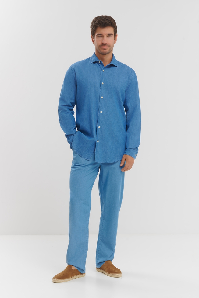 Мужская хлопковая рубашка 3