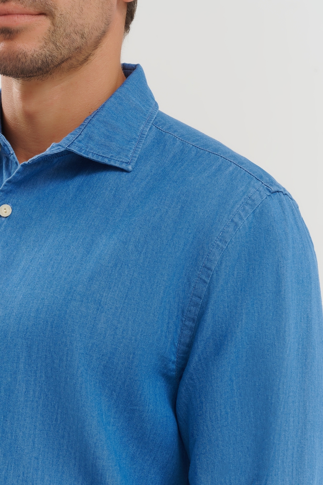 Мужская хлопковая рубашка 4