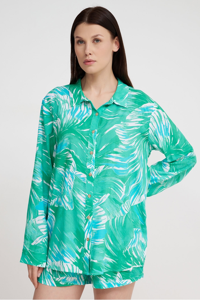 Женская пляжная блузка 1