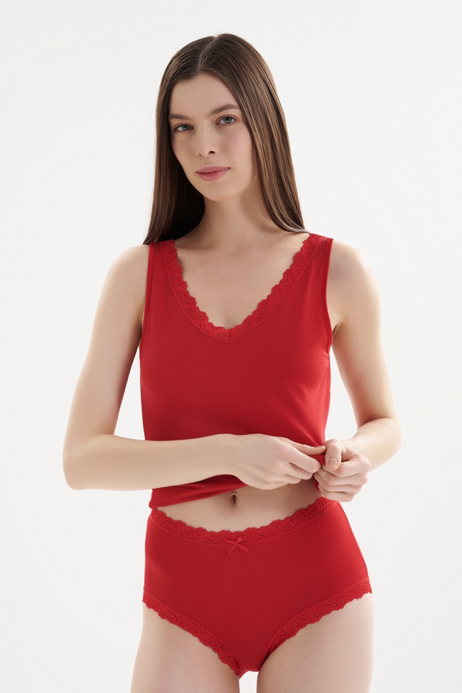  Набор женские высокие трусы-слипы 3 шт  3