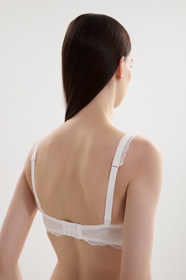  Кружевной бюстгальтер-корбей с мягкой чашкой  3