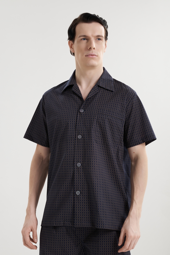 Мужская хлопковая пижама с шортами 3