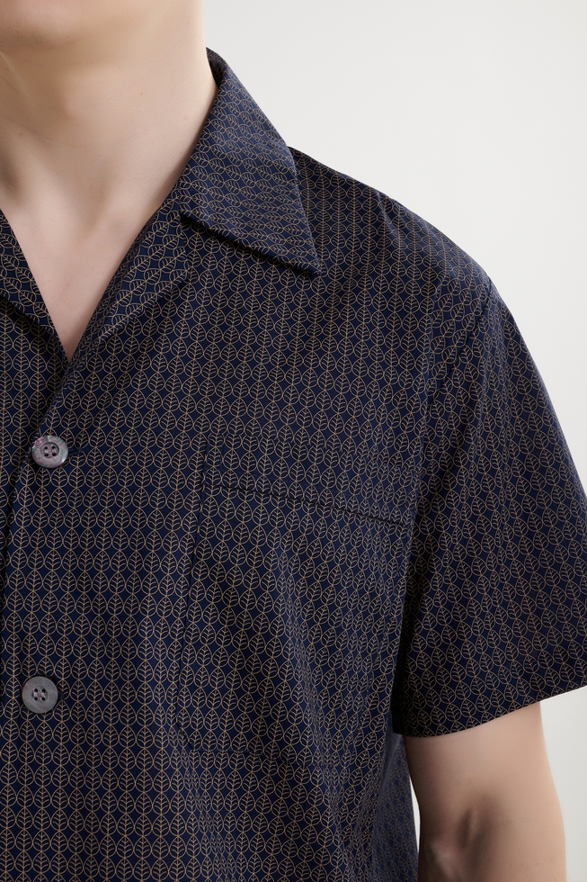 Мужская хлопковая пижама с шортами 5