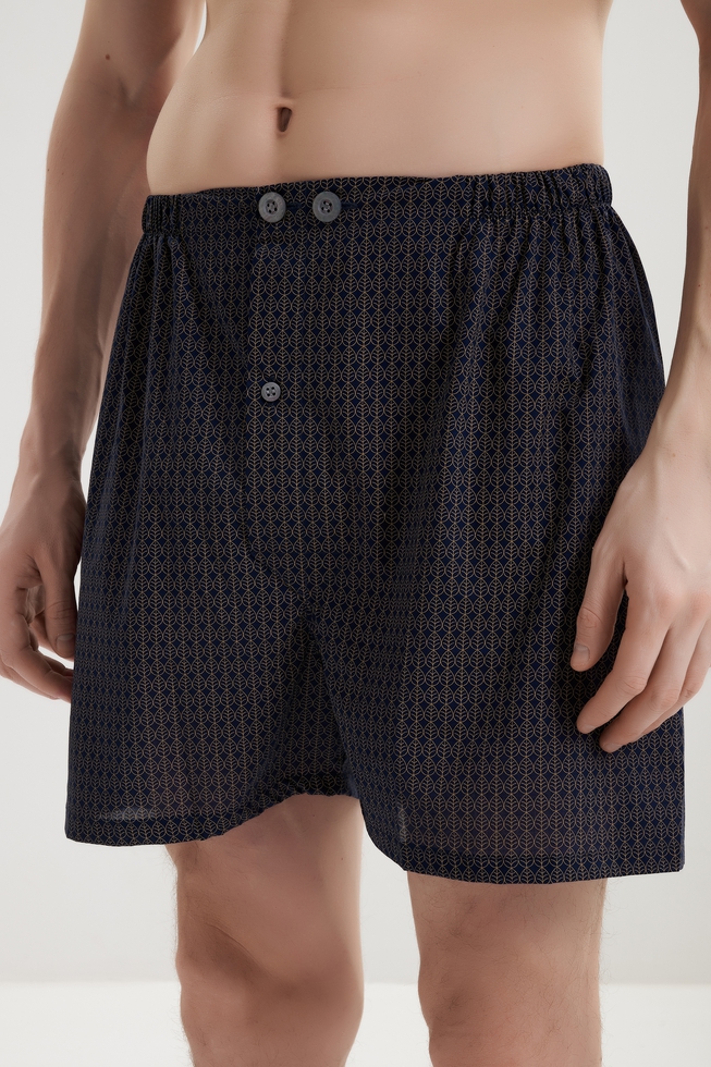 Мужская хлопковая пижама с шортами 6