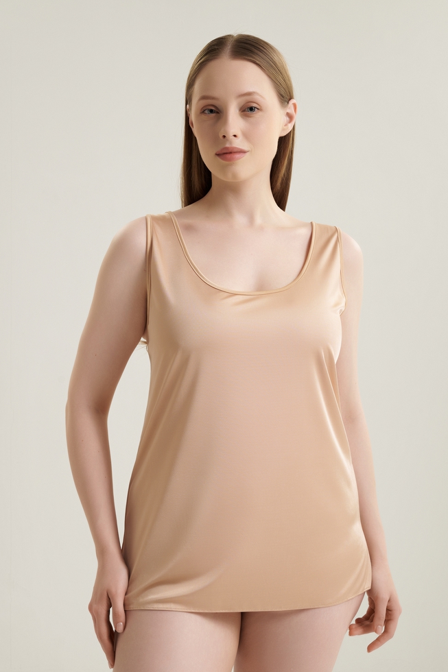 Женский бежевый топ  1