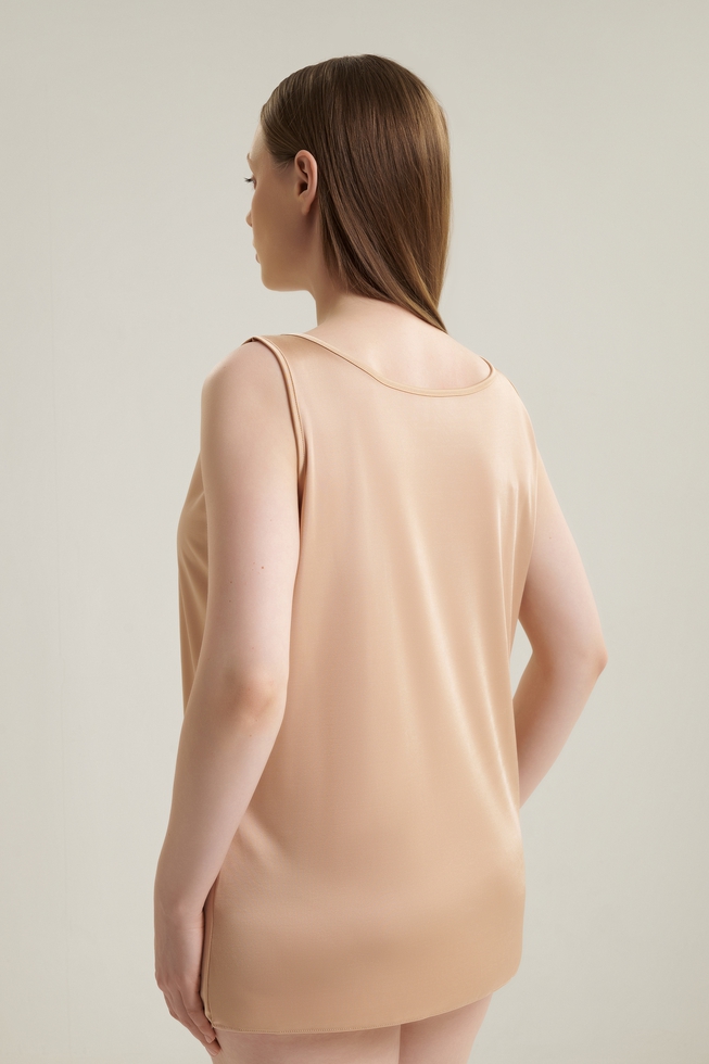 Женский бежевый топ  2