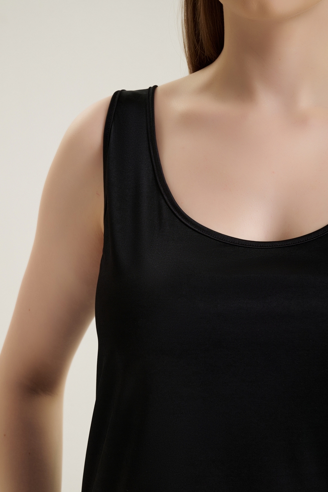 Женский черный топ  4