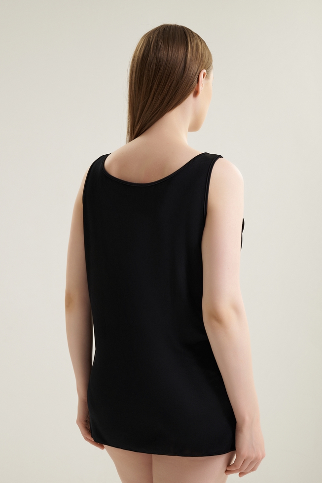 Женский черный топ  2