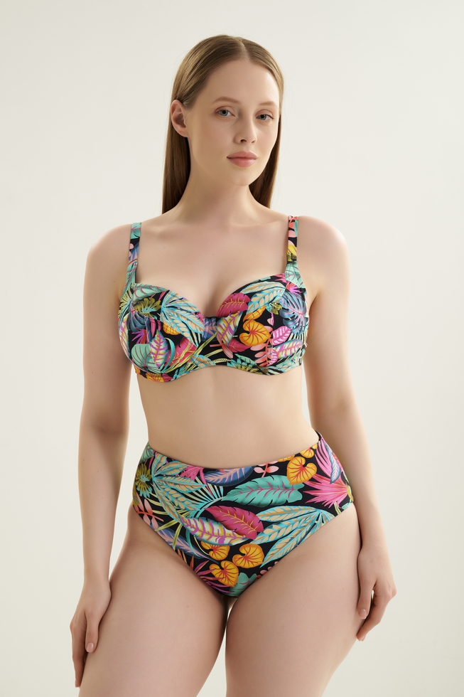 Женские высокие плавки-слипы 3