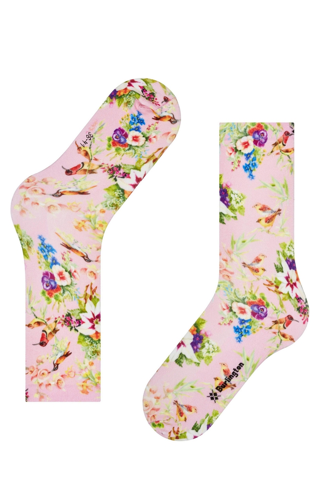 Носки женские розовые Joyful Flower 3