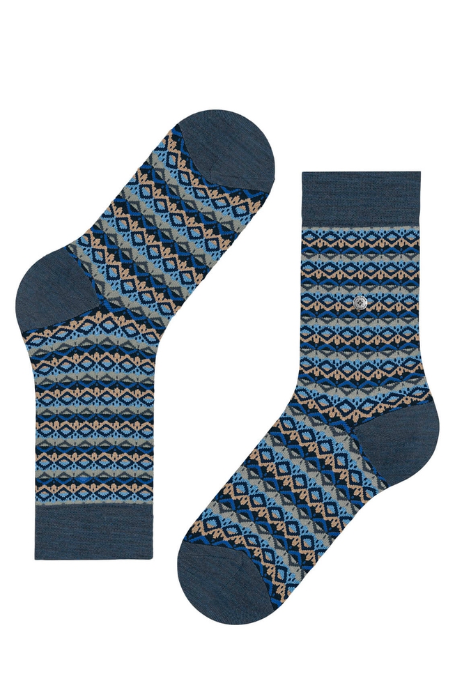 Носки женские синие Modern Fair Isle 4