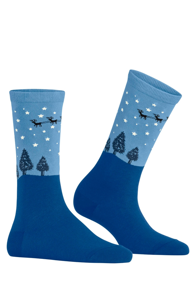 Носки женские синие Silent Night 3