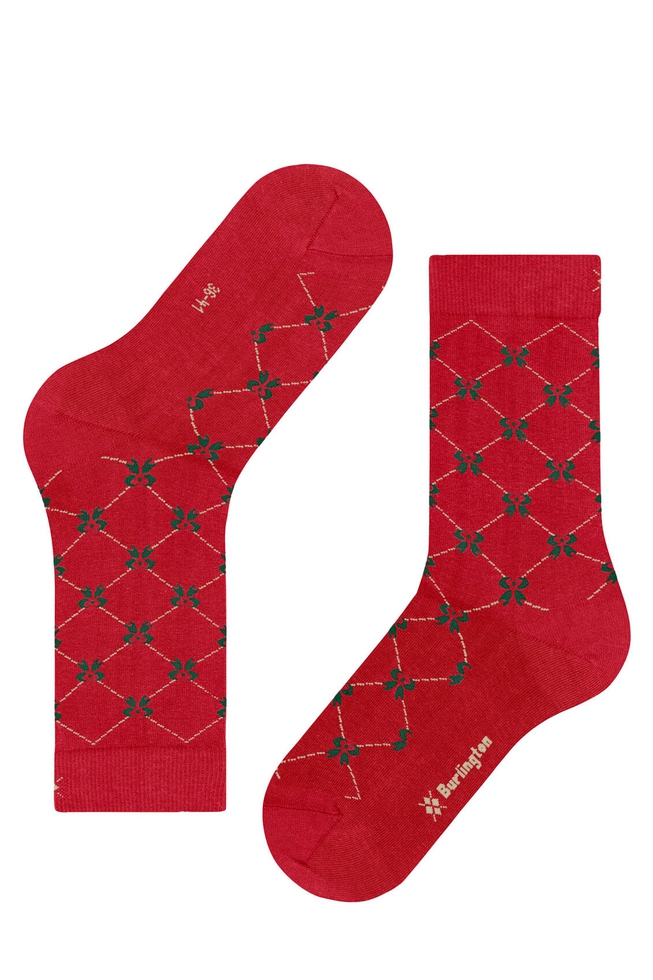 Носки женские красные Sweet Ribbon 4