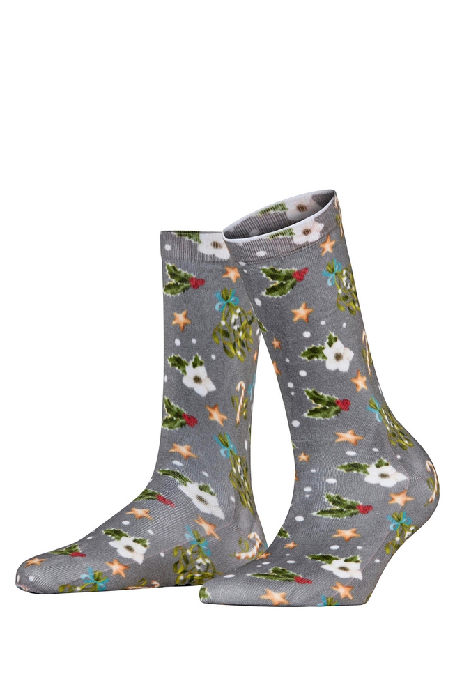 Носки женские с рисунком  1