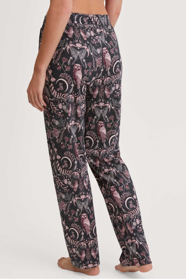 Женские домашние брюки с шелком  2