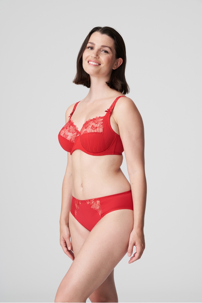 Красный бюстгальтер с мягкими чашками plus size 3