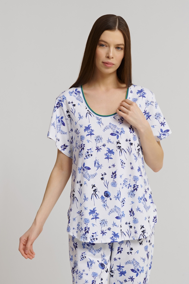 Женская пижама с брюками 3