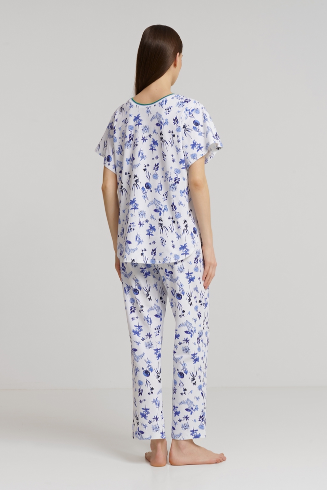 Женская пижама с брюками 2