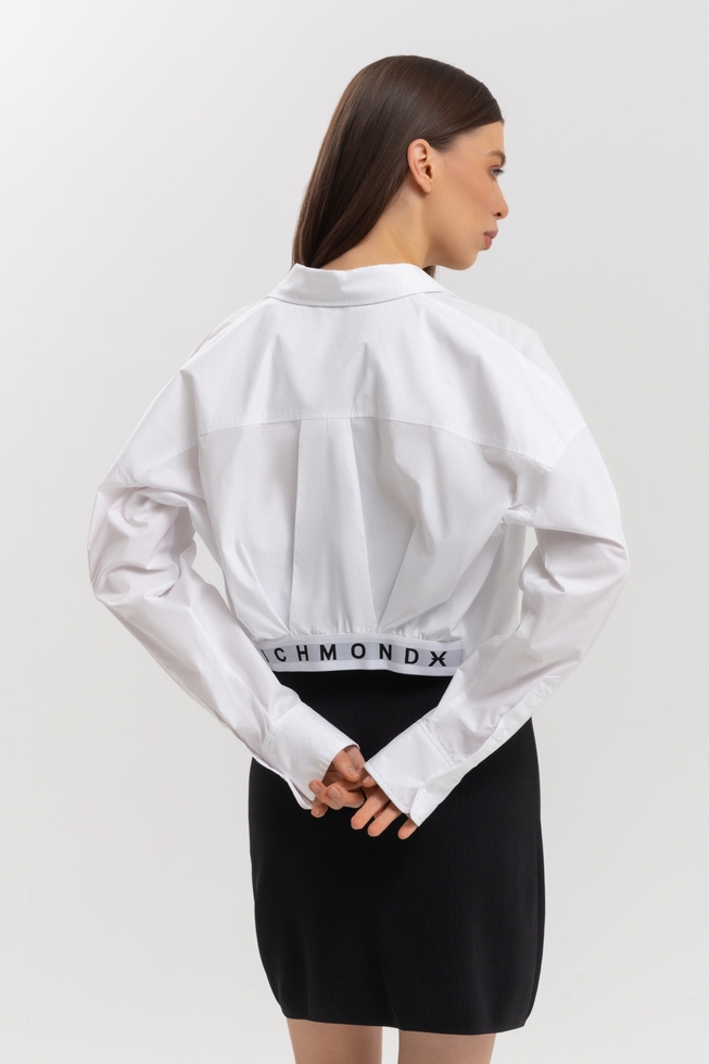 Короткое чёрно-белое платье 4