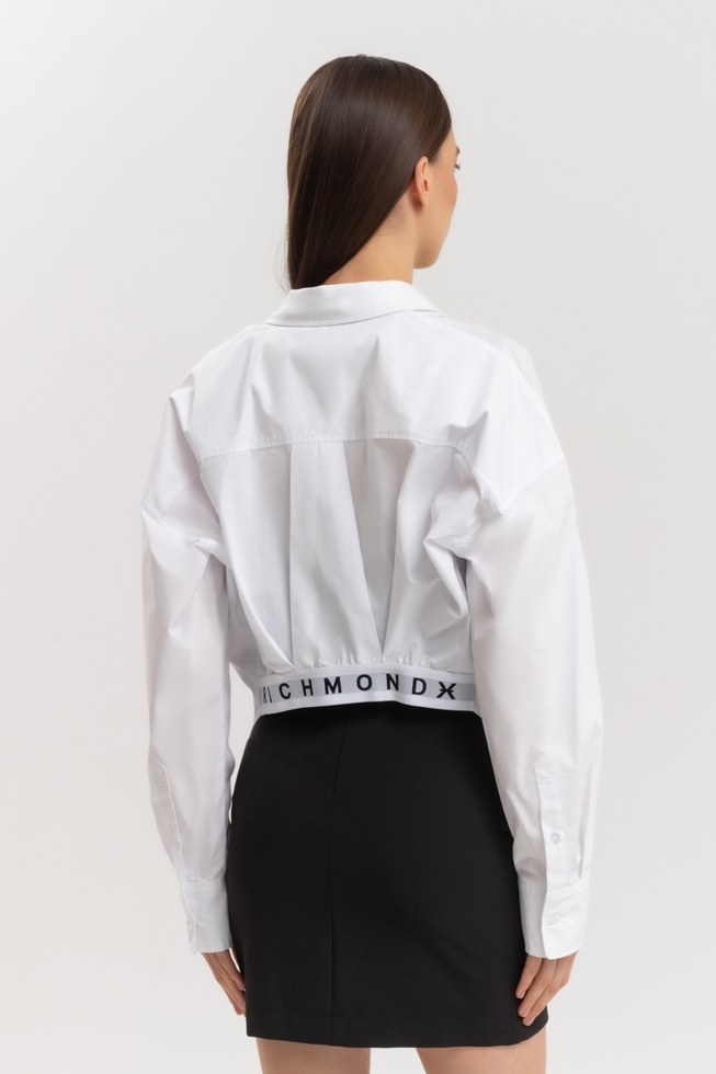 Короткое чёрно-белое платье 3