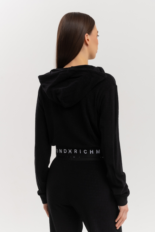 Женская чёрная толстовка  2