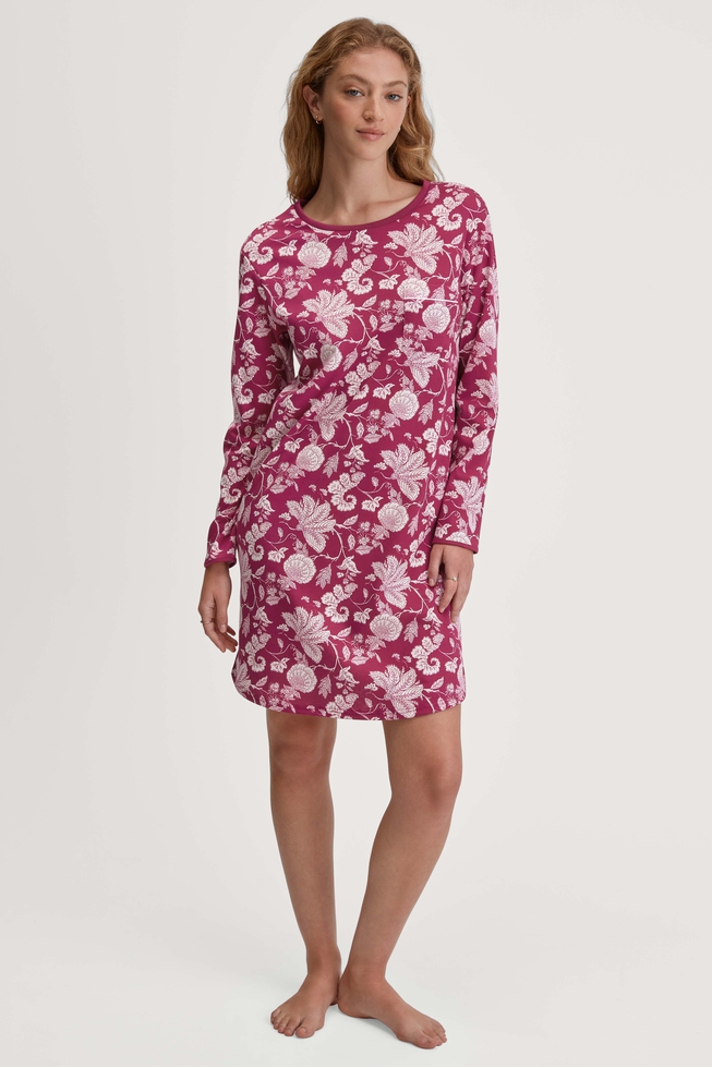 Женская хлопковая сорочка миди 1