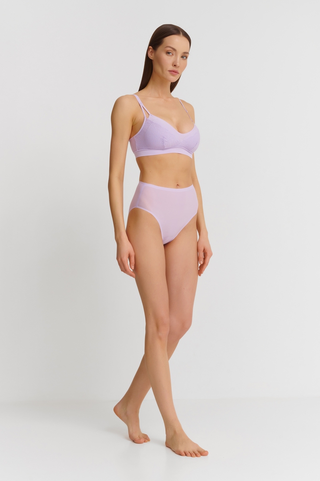  Женские бесшовные высокие трусы-слипы one size Soft Stretch  4