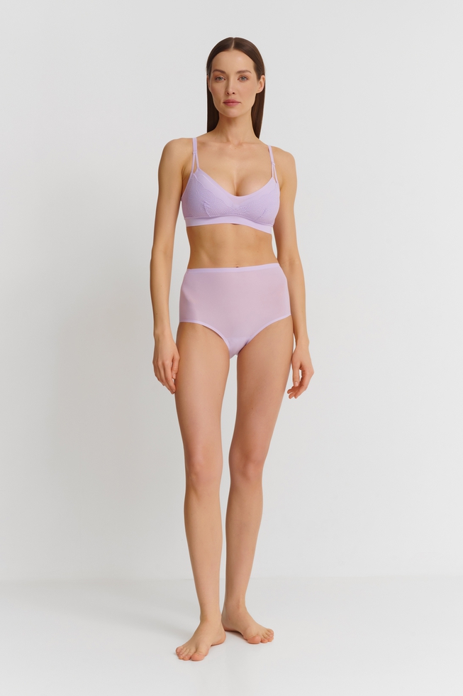  Женские высокие бесшовные трусы-слипы Soft Stretch one size  4
