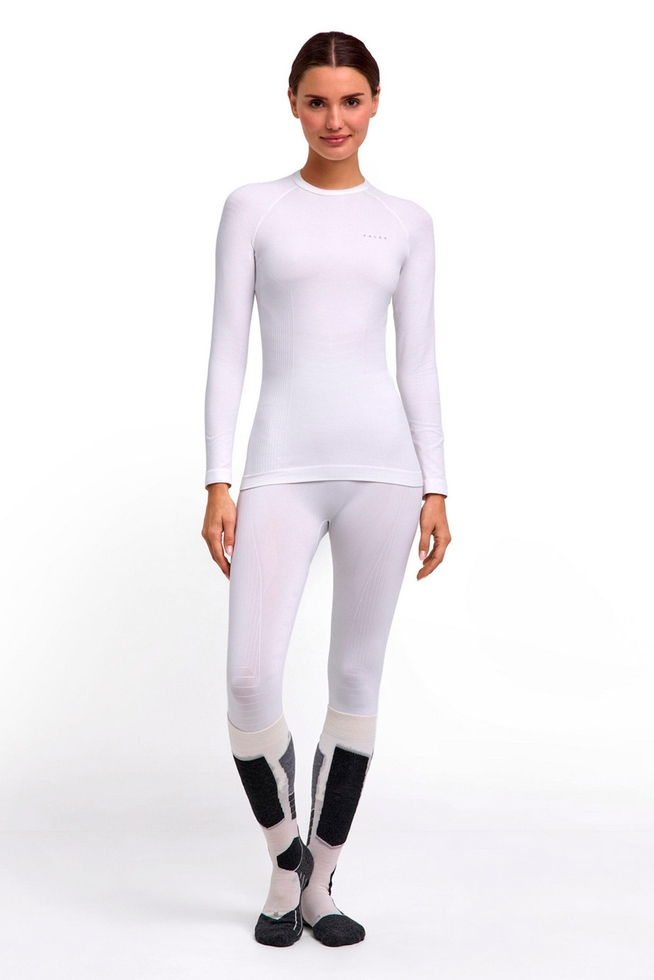 Женский белый лонгслив 3