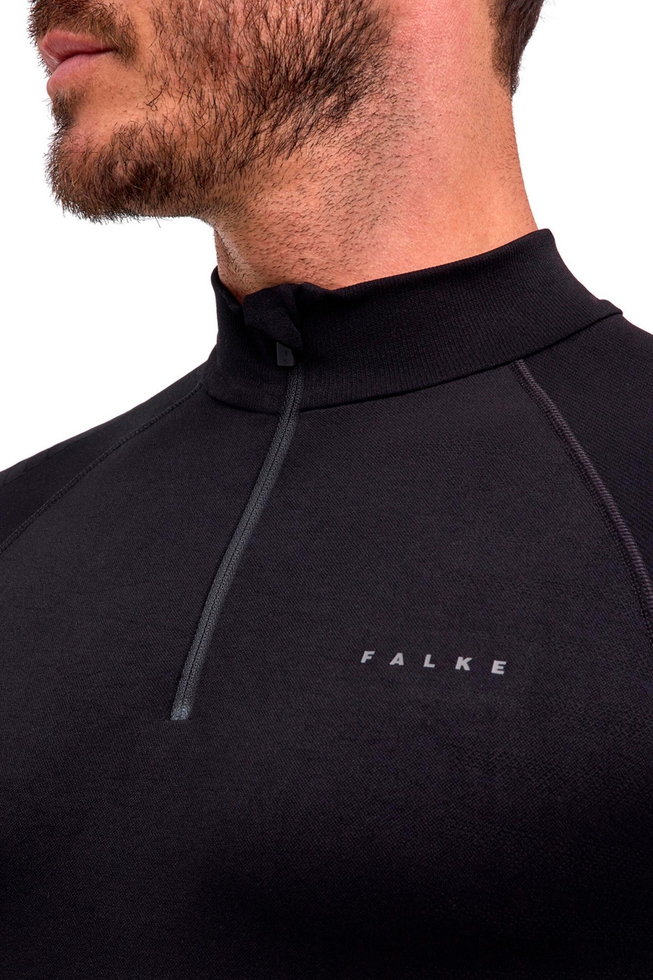 Мужской чёрный лонгслив 4