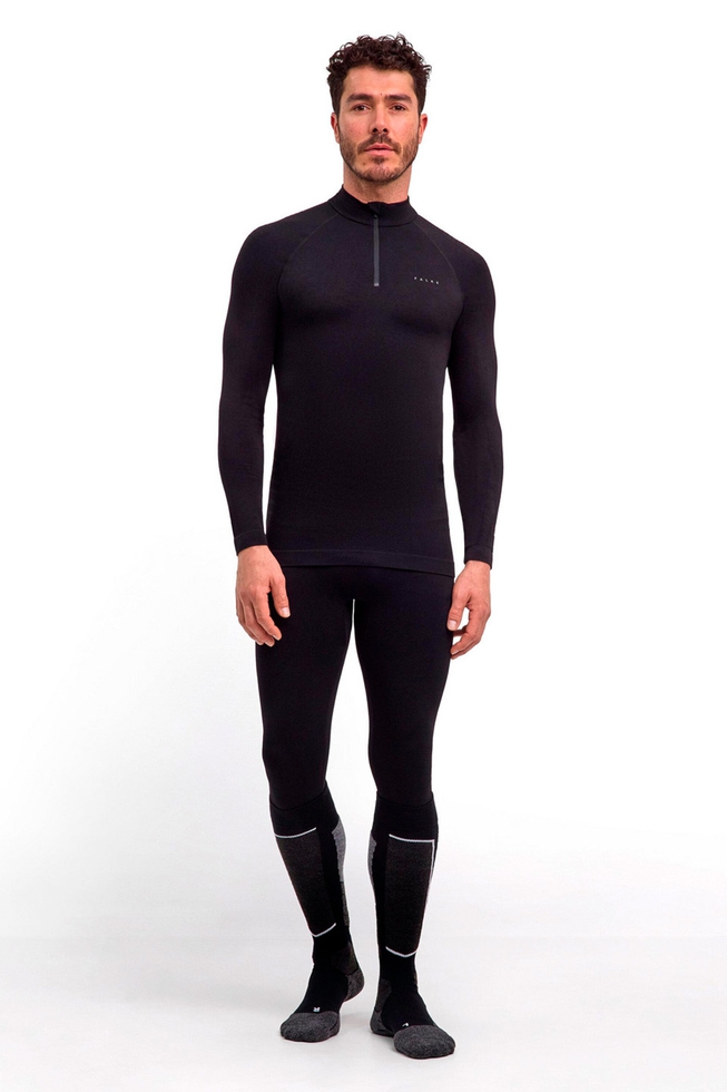 Мужской чёрный лонгслив 3