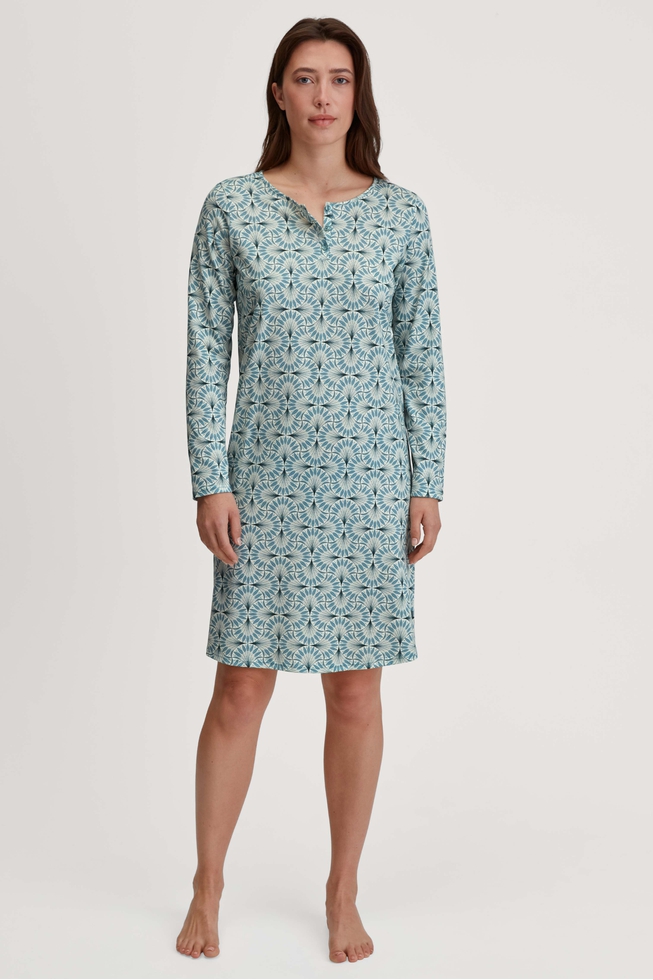 Женская хлопковая сорочка миди 1