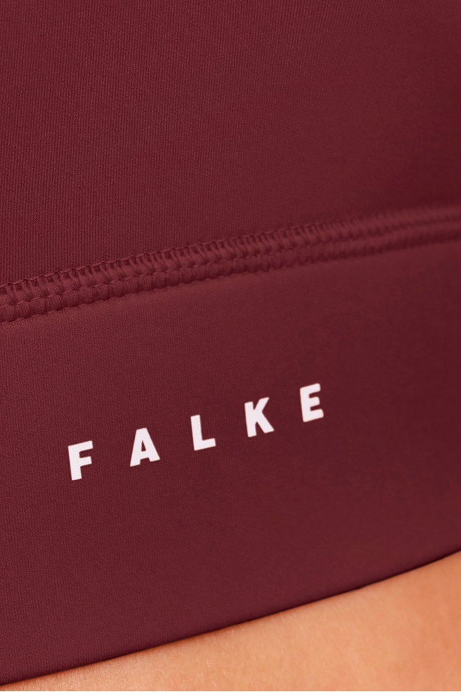 Женский бордовый спортивный топ 4