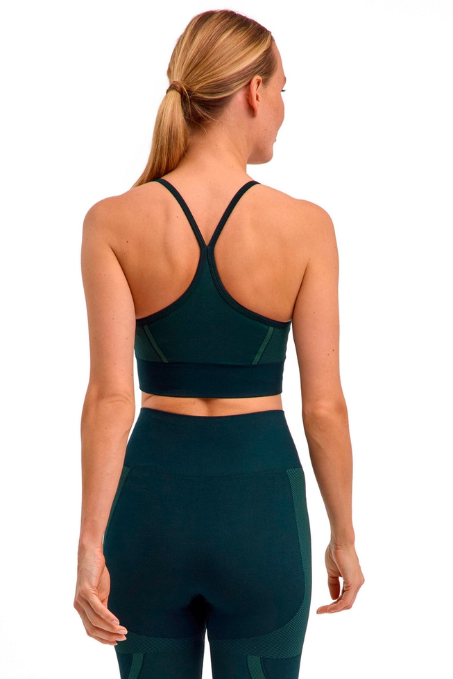 Топ женский зелёный для спорта 2