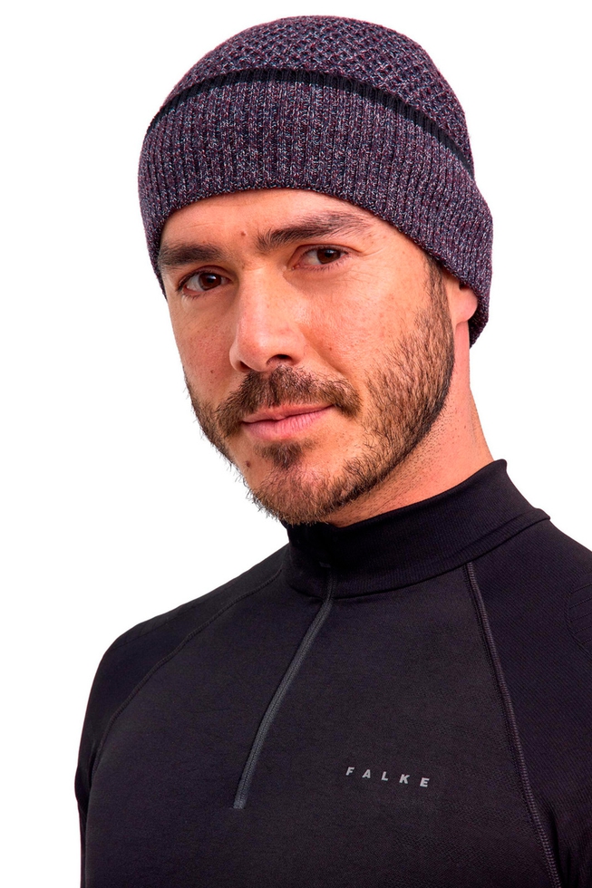 Синяя шерстяная шапка для трекинга 2