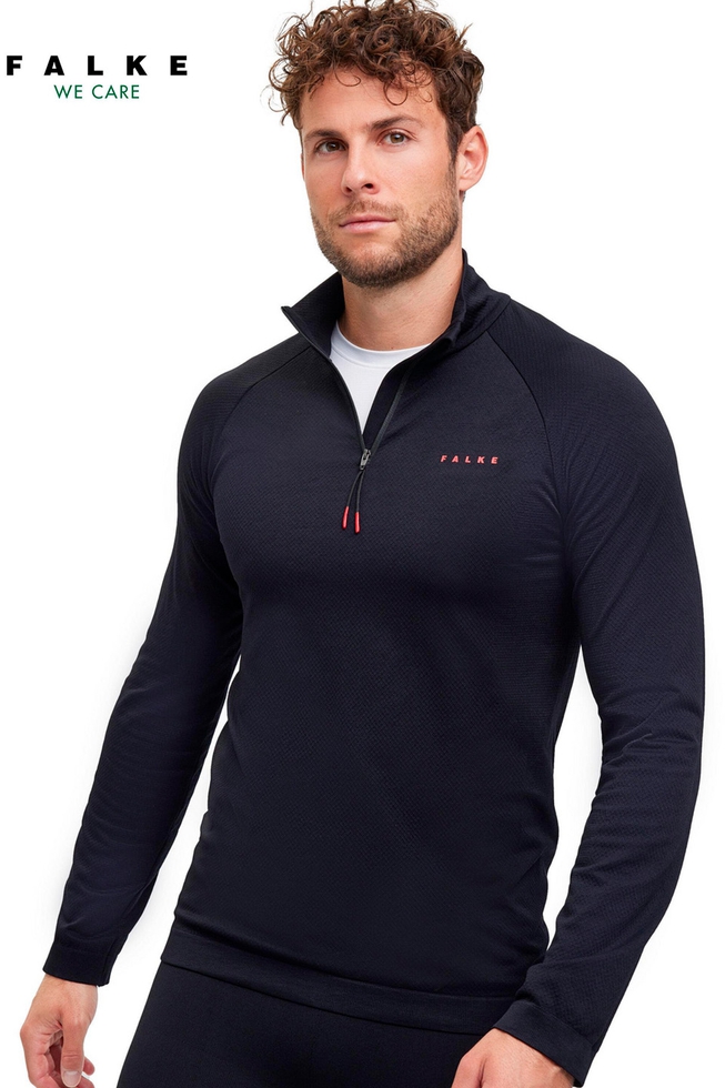 Мужской чёрный лонгслив 1