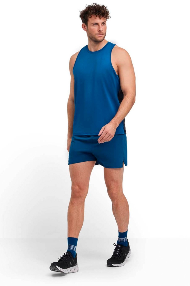 Мужская синяя майка 3