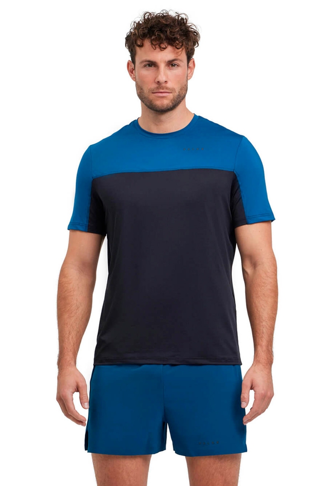 Мужская синяя спортивная футболка 1