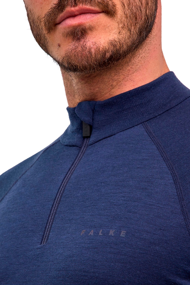 Мужской синий лонгслив 4