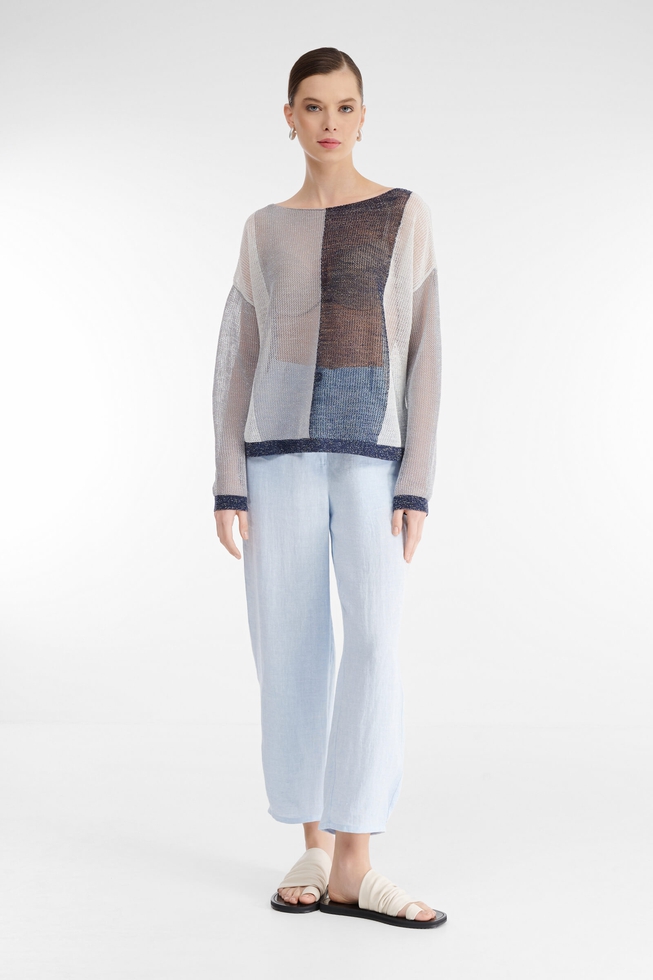 Женский разноцветный джемпер 3