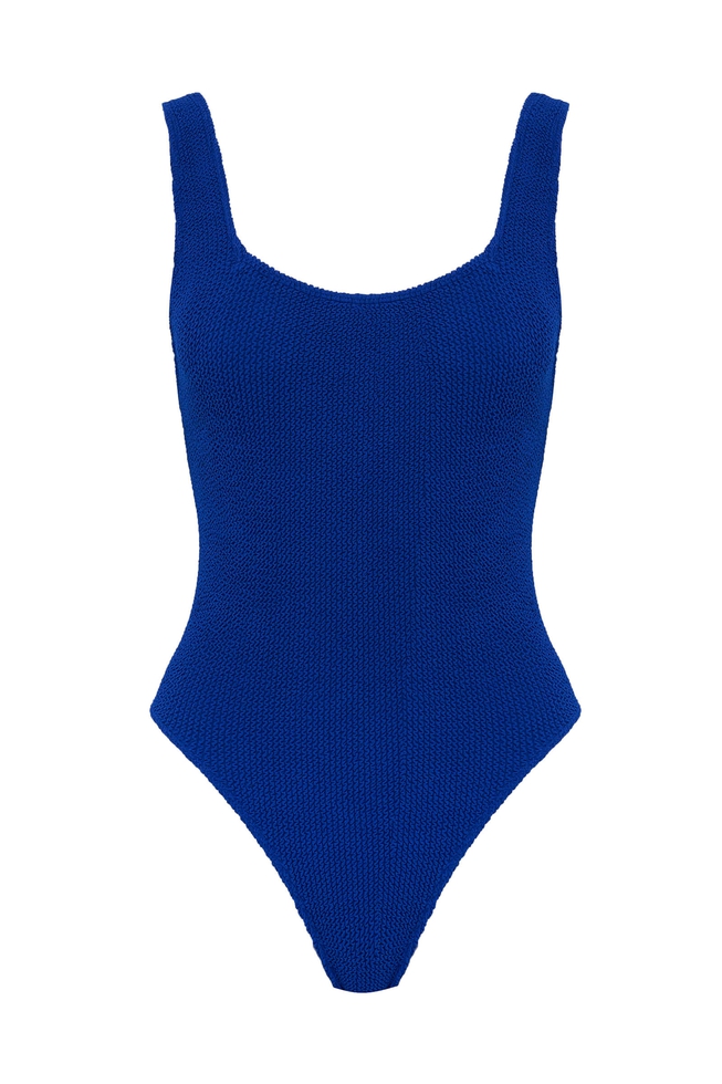 Синий слитный купальник One Size 5