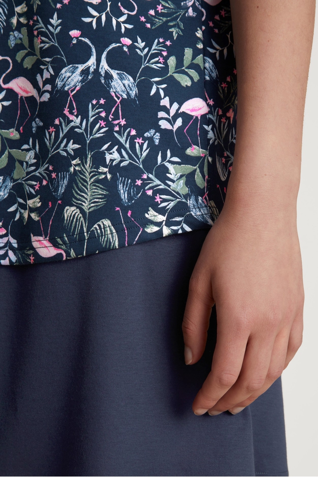  Женская хлопковая пижама с шортами  5