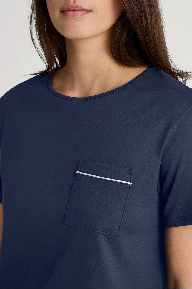  Женская хлопковая пижама с шортами  4