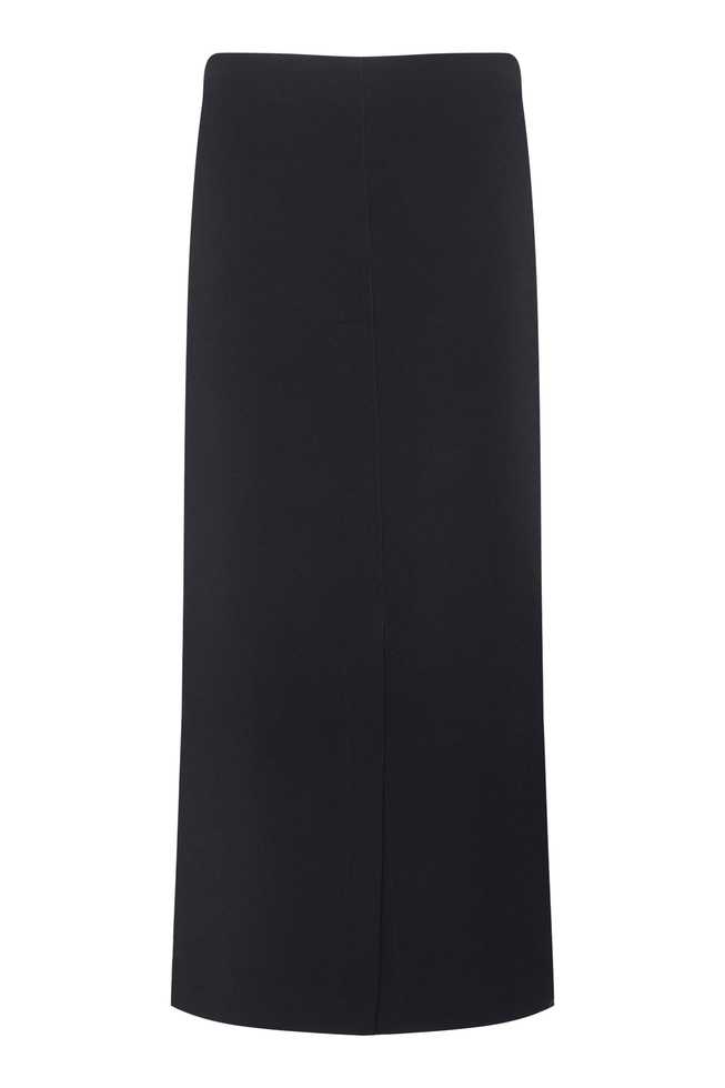 Черная длинная юбка 5