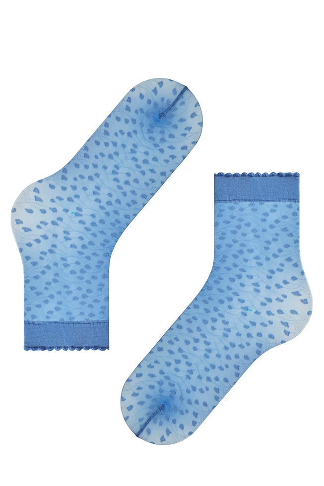 Носки женские синие Microbloom 20 den 4